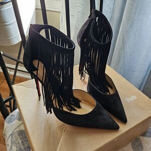 Black Curtain Stilleto Christian Louboutin